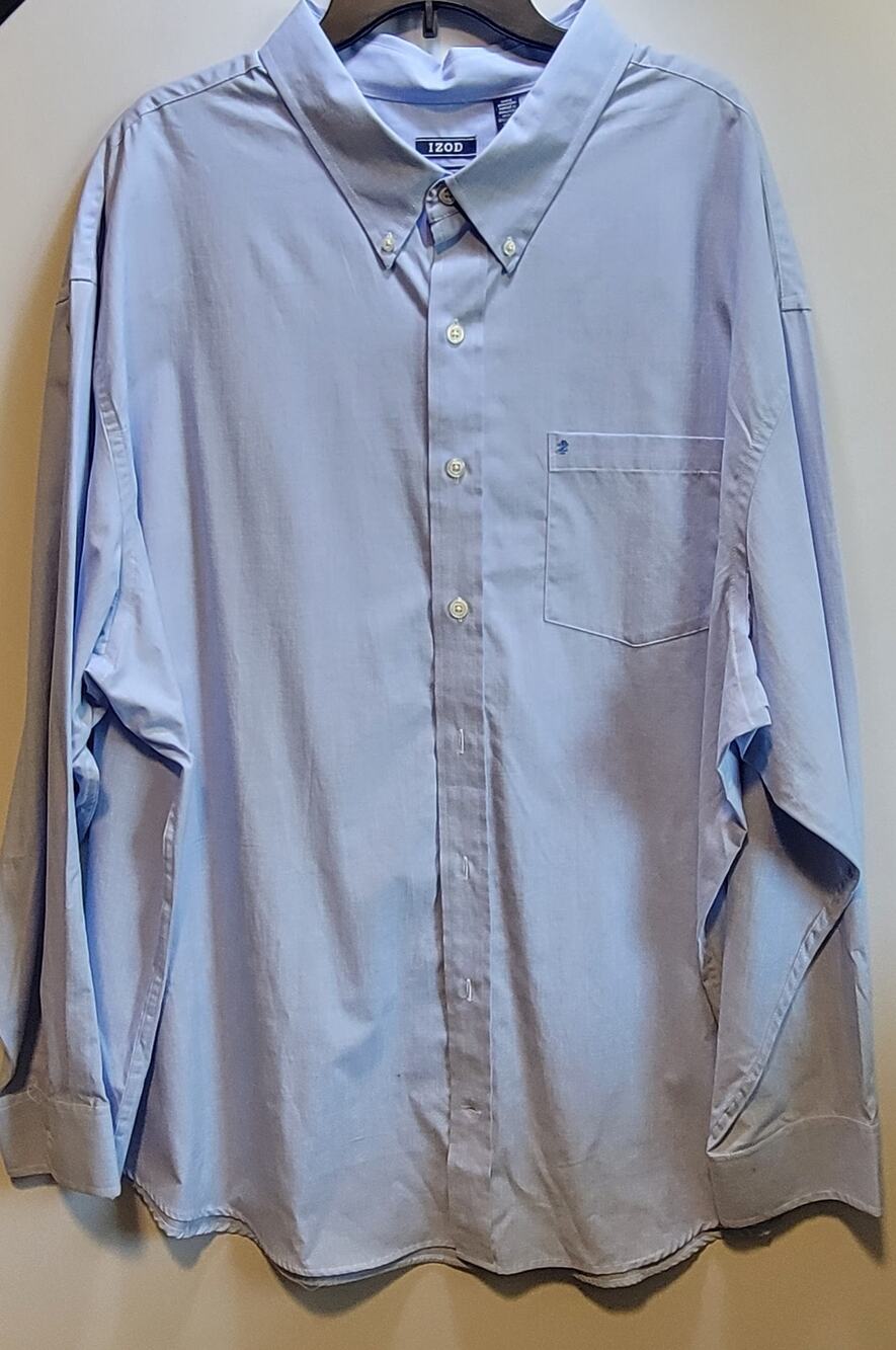 Izod Premium Essentials Natural Stretch Men's Button-down - 4XL
